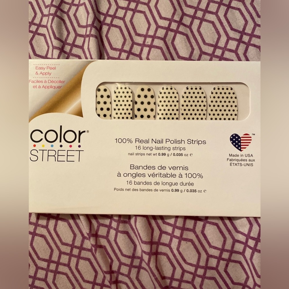 ColorStreet NailPolish Strips “Polka Dot Com”